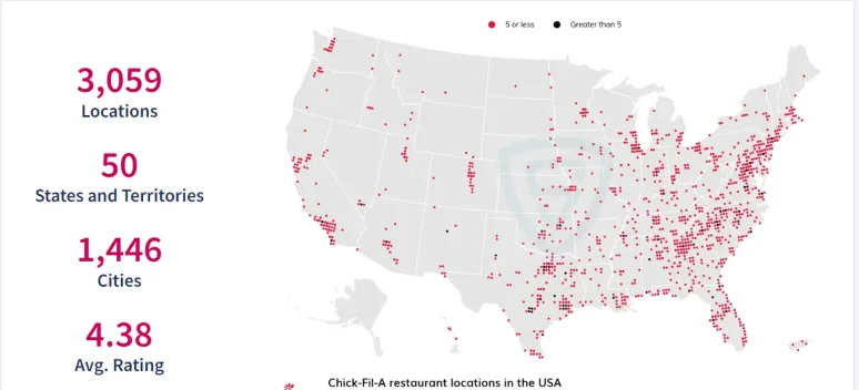 Chick fil a locations
