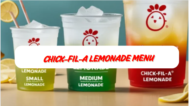 Chick-fil-A Lemonade Menu