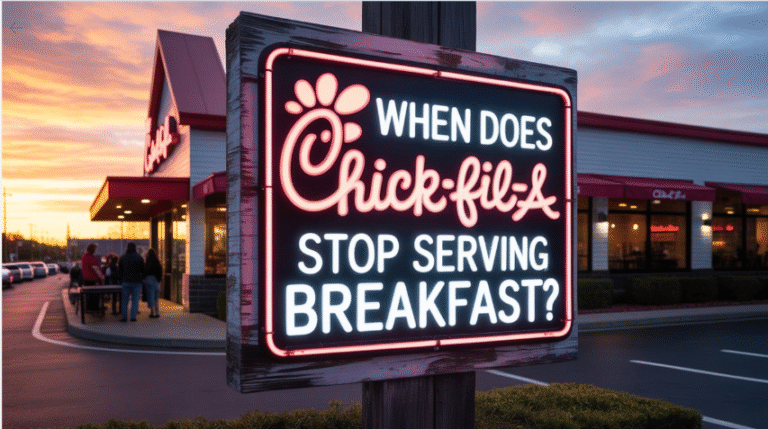 When does Chick-fil-A close serving breakfast?